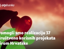 Na donacijskom natječaju OTP banke odabrano 37 projekta