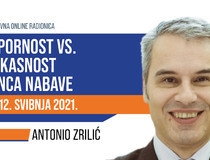 Dvodnevna online radionica s Antonijem Zrilićem - Otpornost vs efikasnost lanca nabave