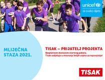 Besplatnom dostavom paketa tvrtka TISAK podržava UNICEF-ovu utrku Mliječna staza