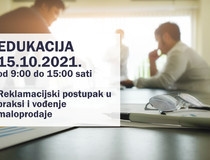 PRIJAVITE SE NA SEMINAR: Reklamacijski postupak u praksi i vođenje maloprodaje