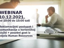 Prijavite se na WEBINAR: Novosti za rješavanje reklamacija - nova regulativa i komunikacijske vještine + posebni gost iz odjela Human Resourcesa