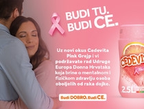 Cedevita pokrenula kampanju Budi TU. Budi CE. za podršku oboljelima od raka dojke i njihovim bližnjima