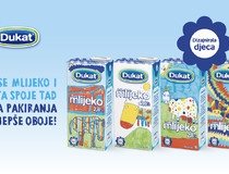 Dječji crteži kravica na novim pakiranjima trajnog mlijeka