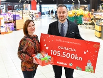 Konzum donirao 105.500 kuna Udruženju Djeca prva