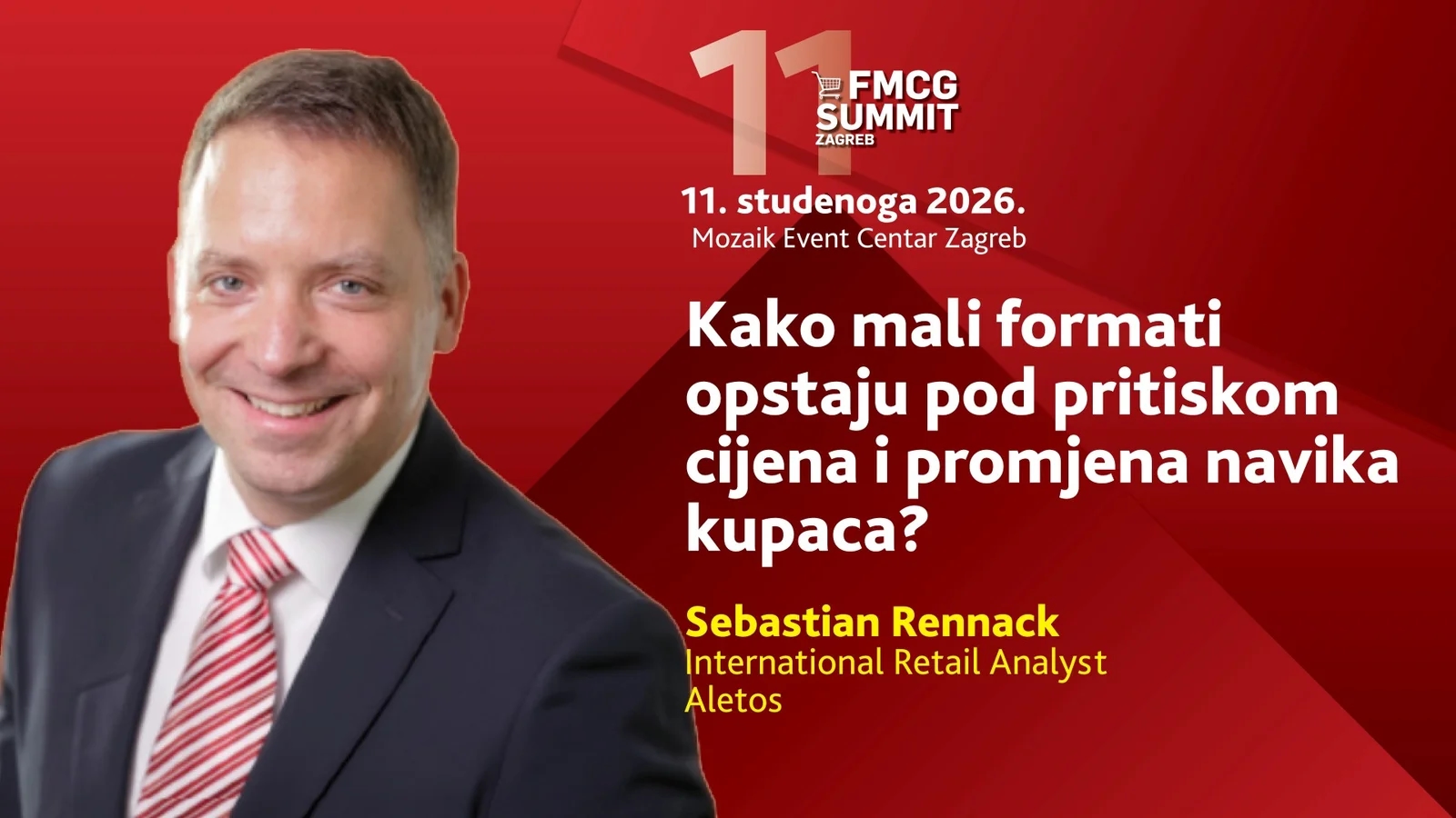 11. FMCG Summit Zagreb: Kako mali formati opstaju pod pritiskom cijena i promjena navika kupaca?