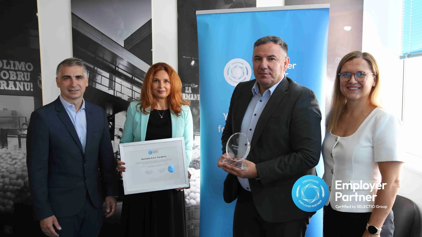 Konzum dobitnik certifikata Employer Partner