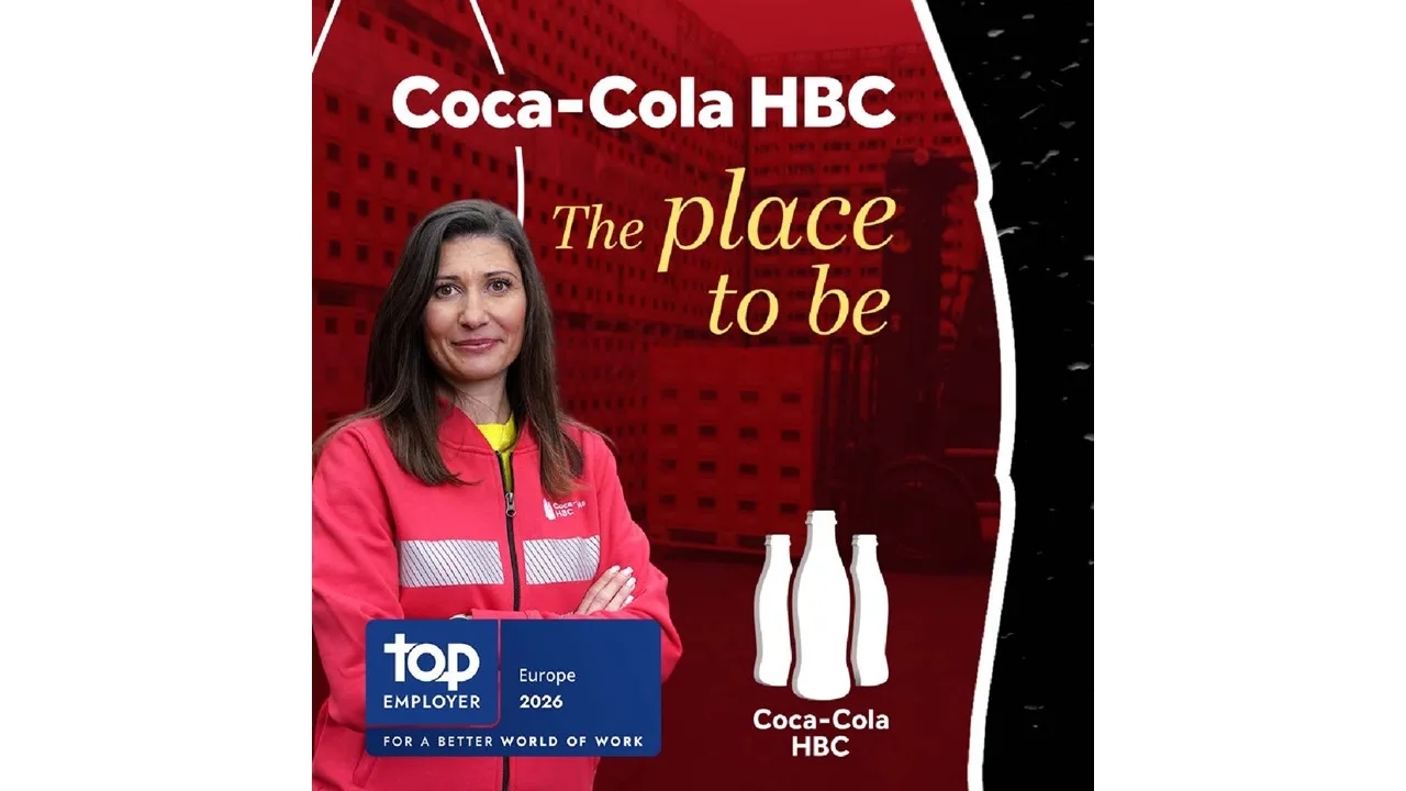Coca-Cola HBC dobila certifikat Top Employer 2026 na pet europskih i afričkih tržišta