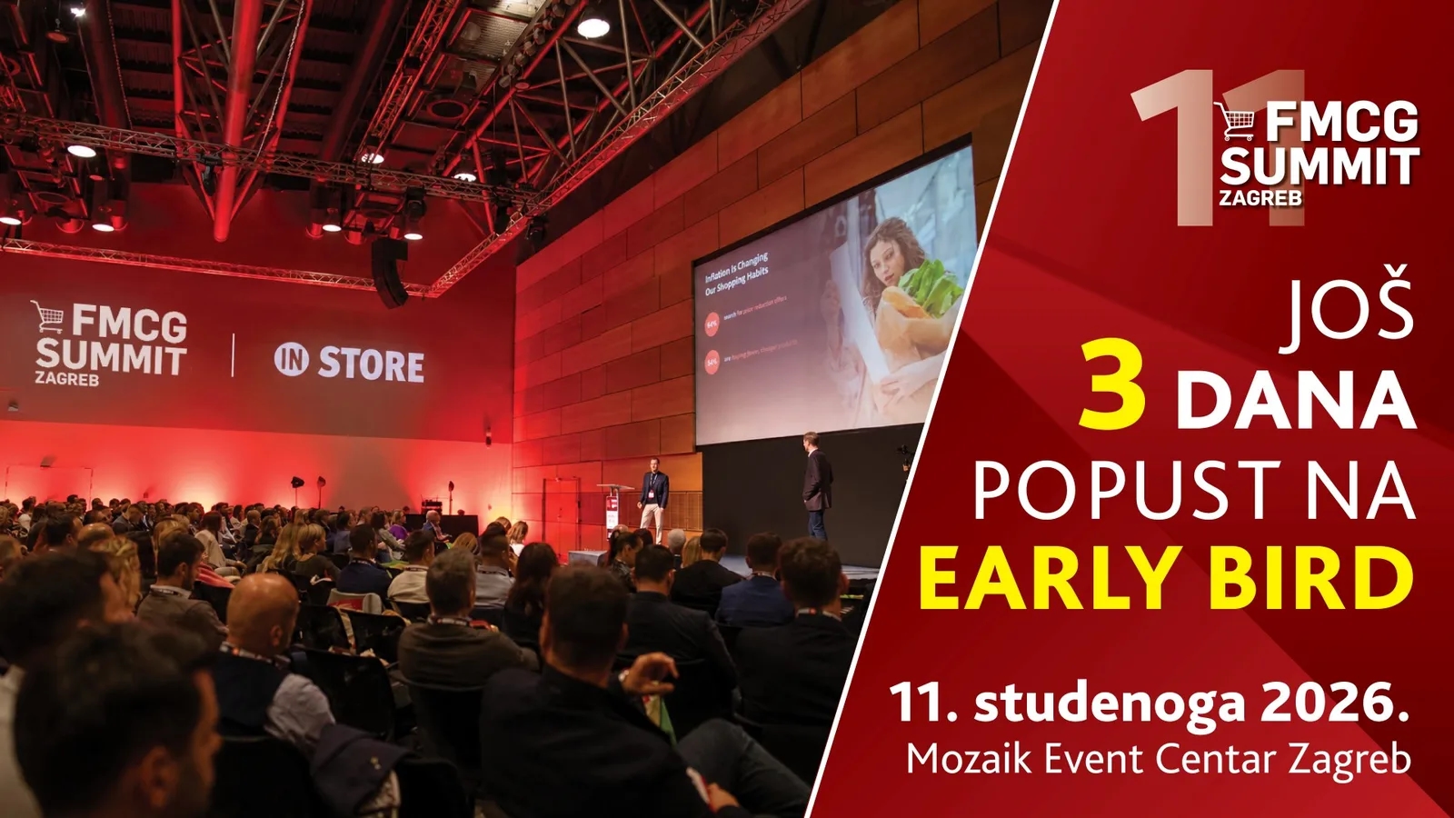 11. FMCG Zagreb: Još 3 dana do kraja Early bird popusta!