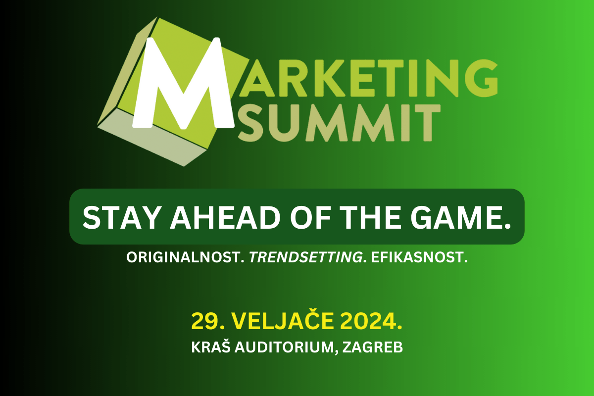 SAVE THE DATE: Marketing Summit Zagreb 29. veljače 2024.!
