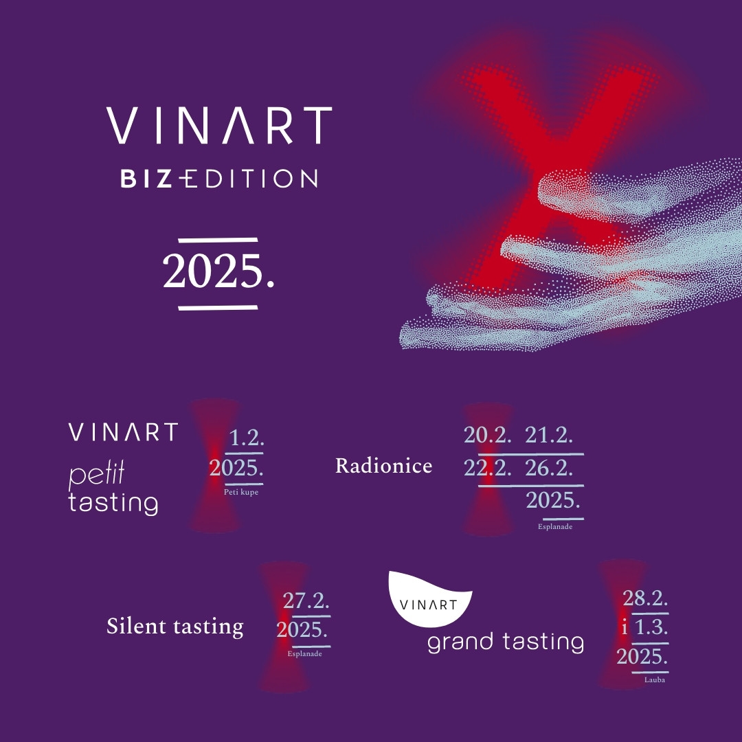 Vinart Biz Edition: najavljen niz vinskih manifestacija u veljači