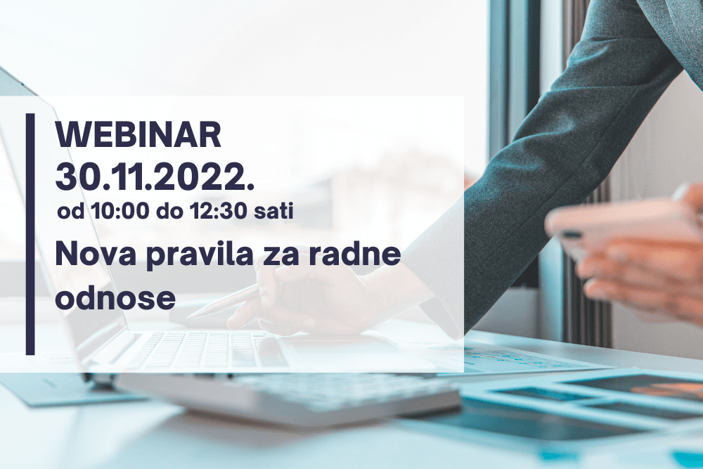 WEBINAR: Nova pravila za radne odnose