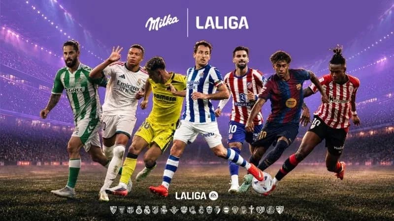 Milka postaje službeni sponzor LALIGA-e u Češkoj, Slovačkoj i Mađarskoj