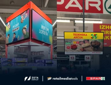Spar u Sloveniji uspostavlja prvu retail media mrežu u srednjoj Europi