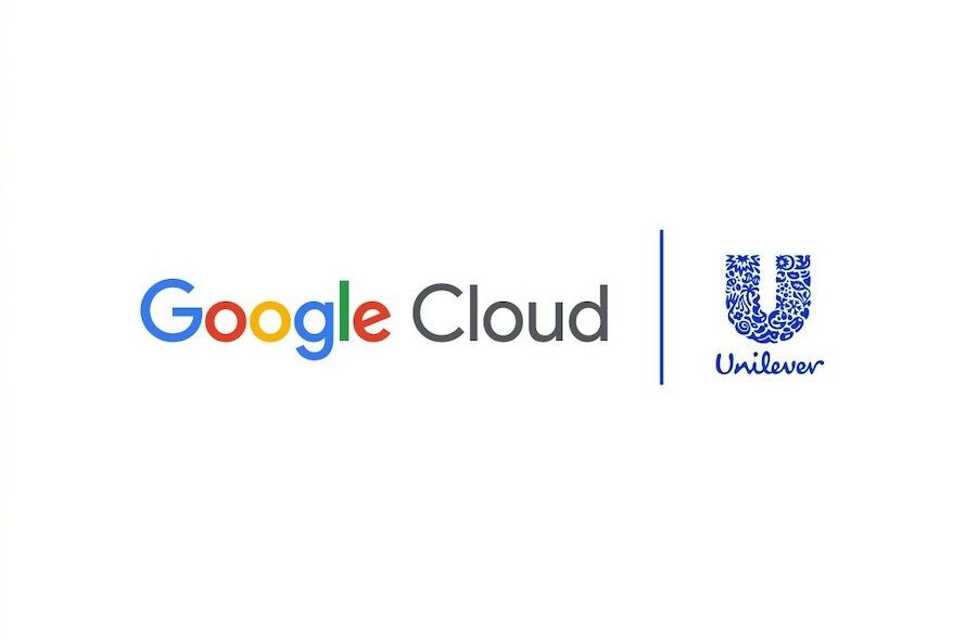 Google Cloud's logo alongside Unilever's logo